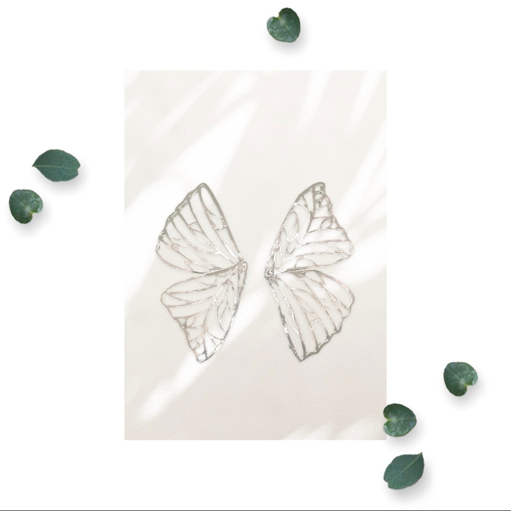 Chic Butterfly Wing Statement Earrings